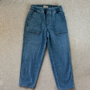 Madewell size small petit jeans- elastic waist. Never worn!